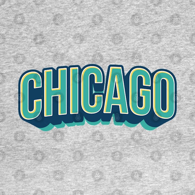 Chicago Typography Baseball Typography by syahrilution